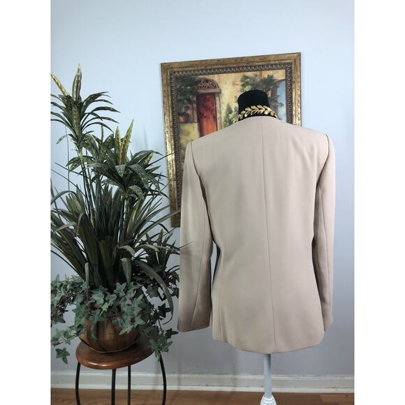 Le Suit Paris New York Women Jacket 4 Buttons Front Office Siren Preppy Size 8 - Picture 3 of 9